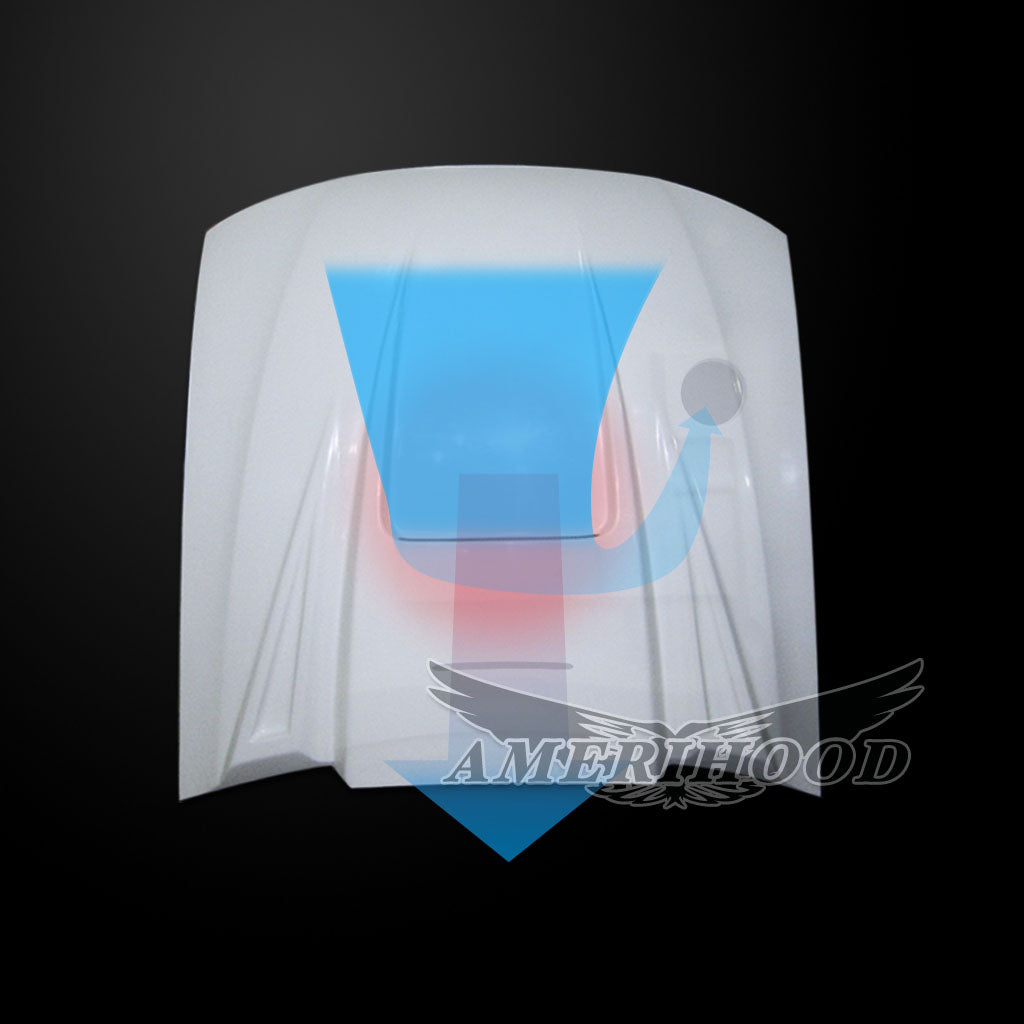 Ford Mustang 1999-2004 Type-5 Style Functional Heat Extraction Ram Air Hood